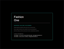 Tablet Screenshot of fashionone.ch